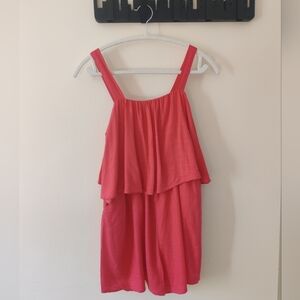 Zara Linen Short Jumpsuit